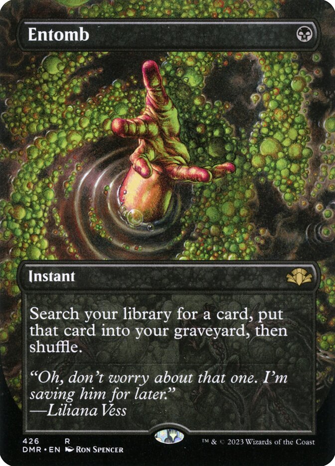 Entomb 426 (Dominaria Remastered)  - Borderless | Good Games Adelaide SA