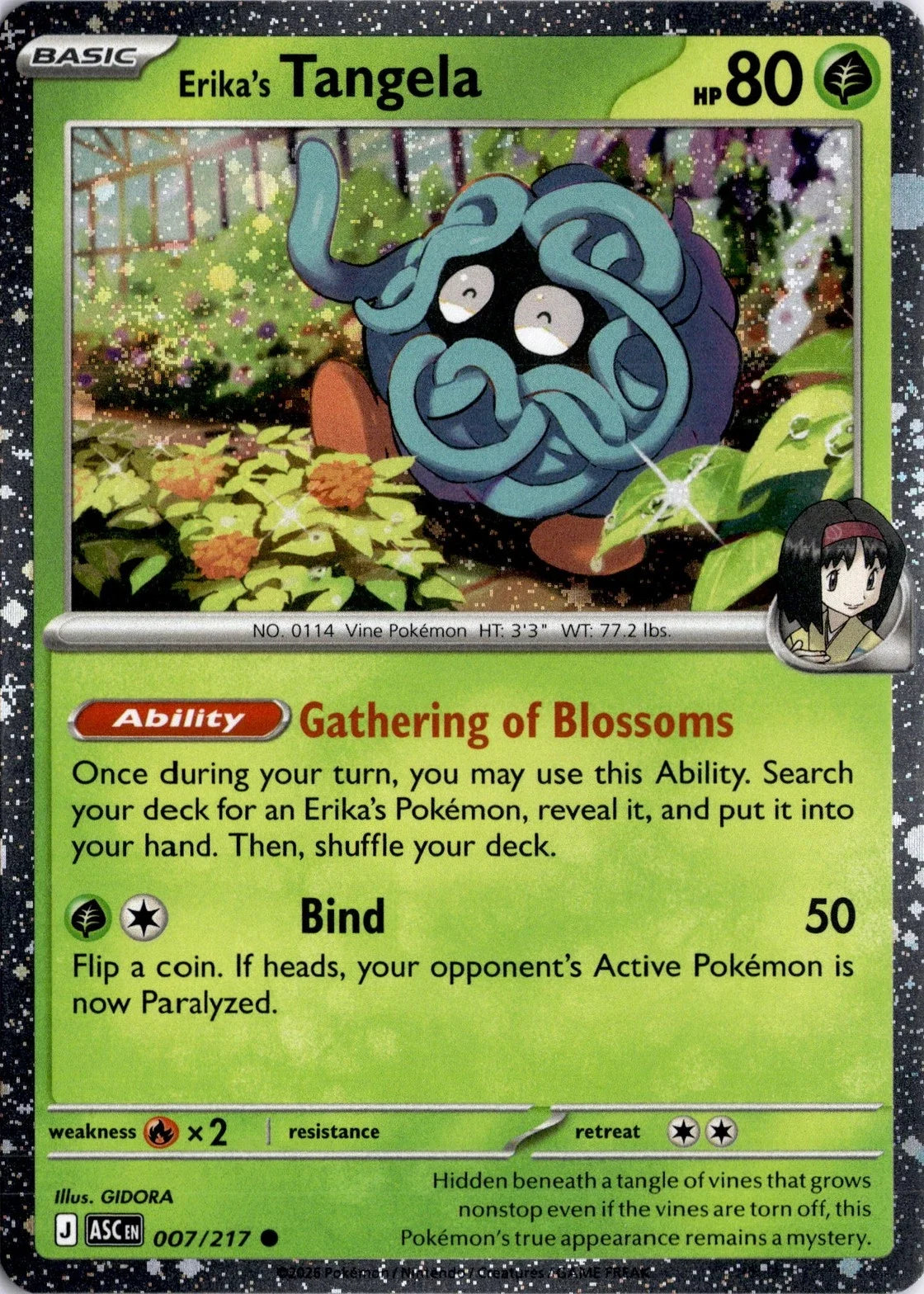 Erika's Tangela 007/217 (Miscellaneous Cards & Products)  - Cosmo Holofoil | Good Games Adelaide SA