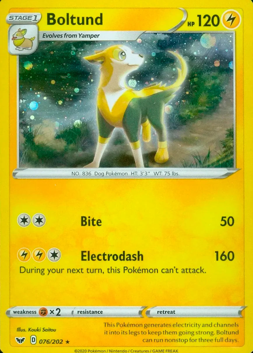 Boltund 076/202 (Miscellaneous Cards & Products)  - Cosmo Holofoil | Good Games Adelaide SA
