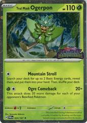 Teal Mask Ogerpon Twilight Masquerade Stamp 024/167 (Miscellaneous Cards & Products)  - Holofoil | Good Games Adelaide SA