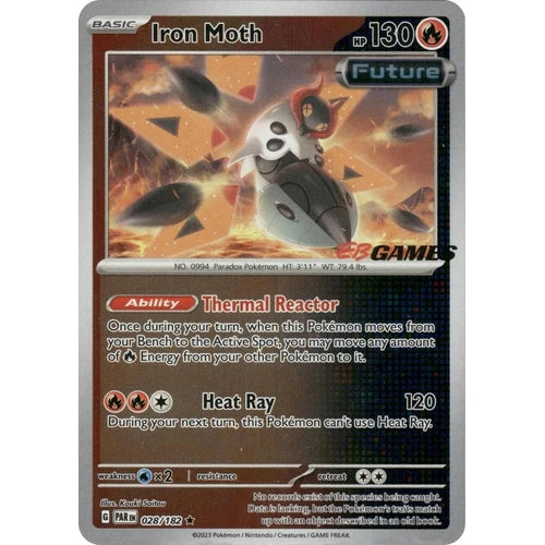 Iron Moth EB Games Promo 028/182 (Miscellaneous Cards & Products)  - Holofoil | Good Games Adelaide SA