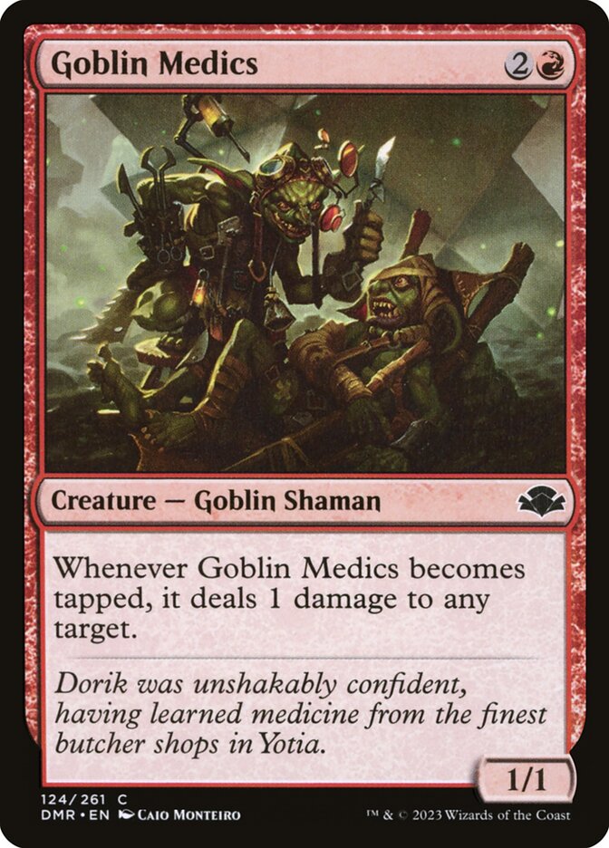 Goblin Medics 124 (Dominaria Remastered)  - Foil | Good Games Adelaide SA