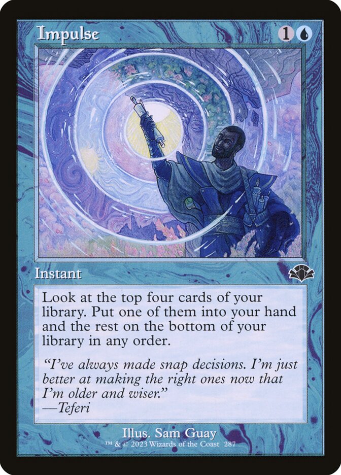 Impulse 287 (Dominaria Remastered)  - Retro Foil | Good Games Adelaide SA