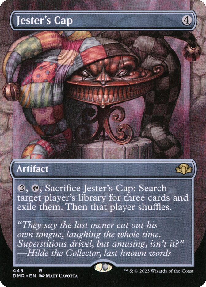 Jester's Cap 449 (Dominaria Remastered)  - Borderless Foil | Good Games Adelaide SA