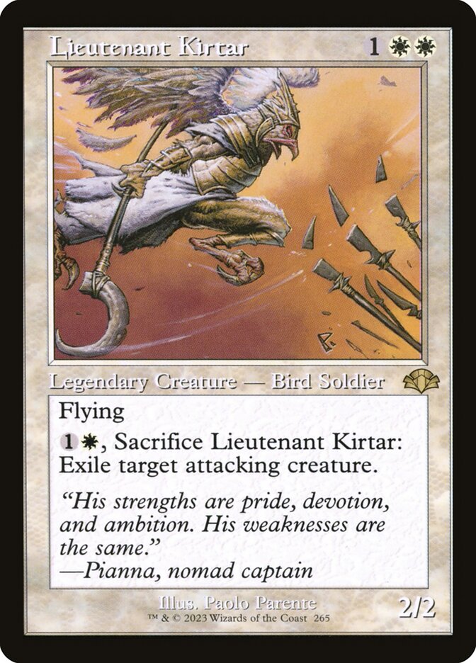 Lieutenant Kirtar 265 (Dominaria Remastered)  - Retro Foil | Good Games Adelaide SA