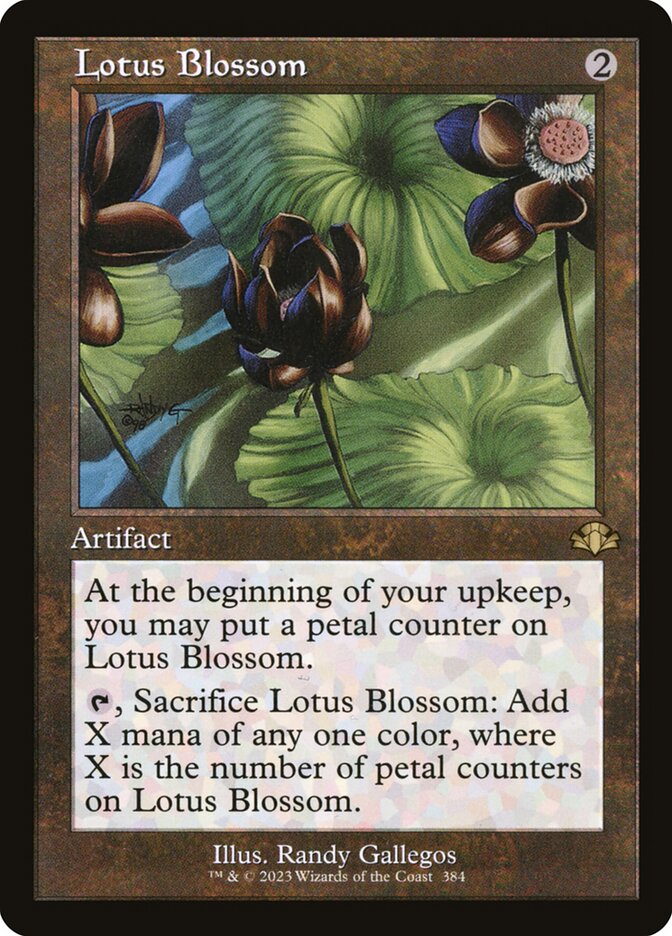 Lotus Blossom 384 (Dominaria Remastered)  - Retro Foil | Good Games Adelaide SA