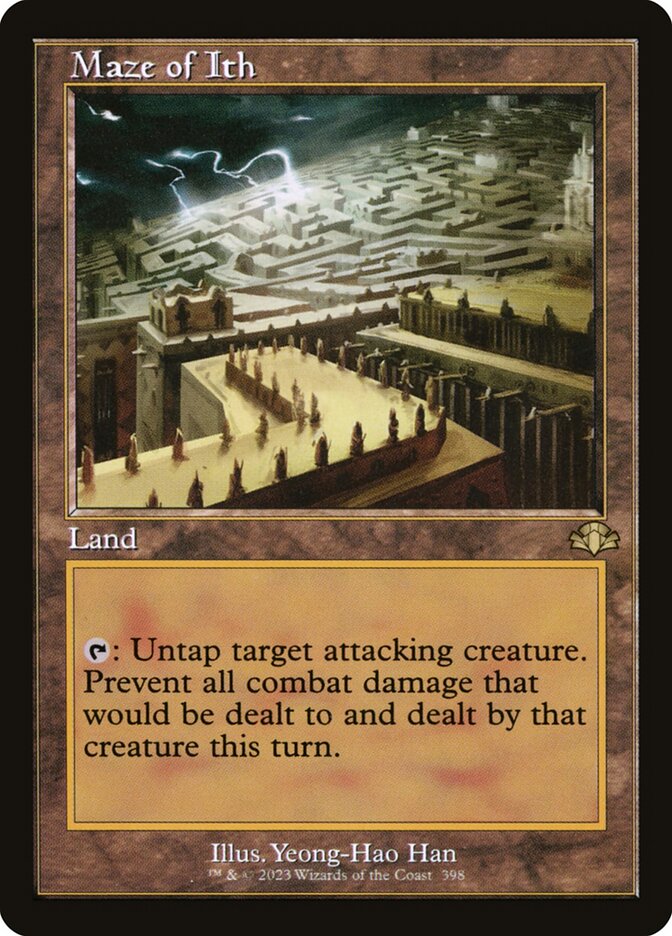 Maze of Ith 398 (Dominaria Remastered)  - Retro Foil | Good Games Adelaide SA