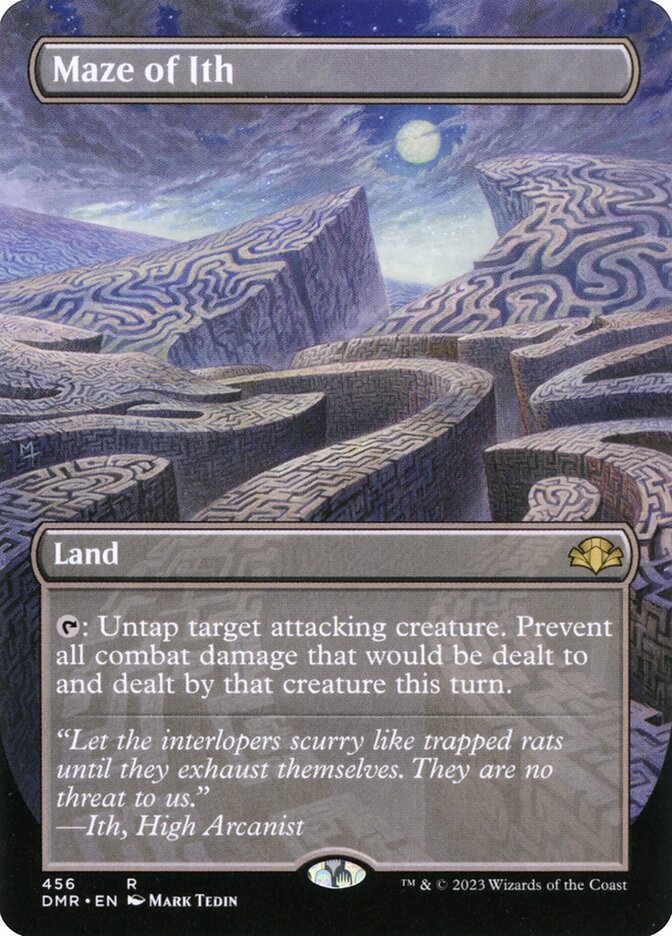 Maze of Ith 456 (Dominaria Remastered)  - Borderless Foil | Good Games Adelaide SA