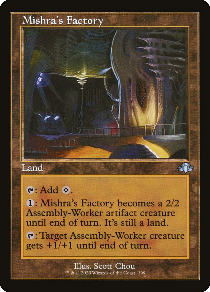 Mishra's Factory 399 (Dominaria Remastered)  - Retro Foil | Good Games Adelaide SA
