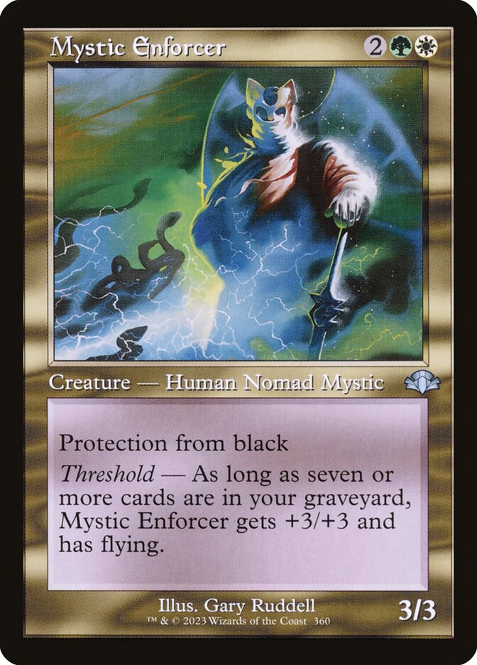 Mystic Enforcer 360 (Dominaria Remastered)  - Retro Foil | Good Games Adelaide SA