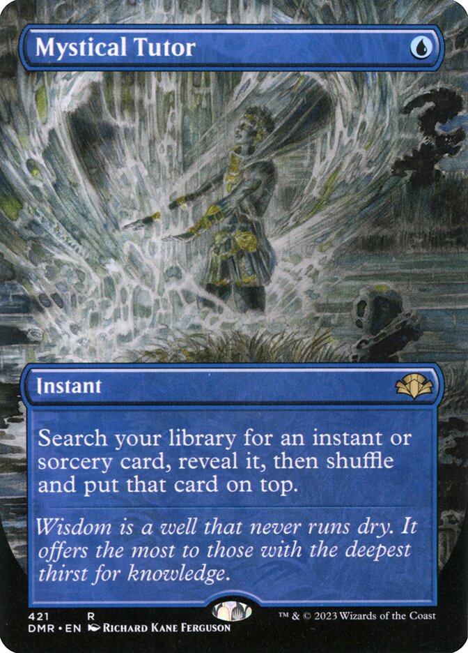 Mystical Tutor 421 (Dominaria Remastered)  - Borderless | Good Games Adelaide SA