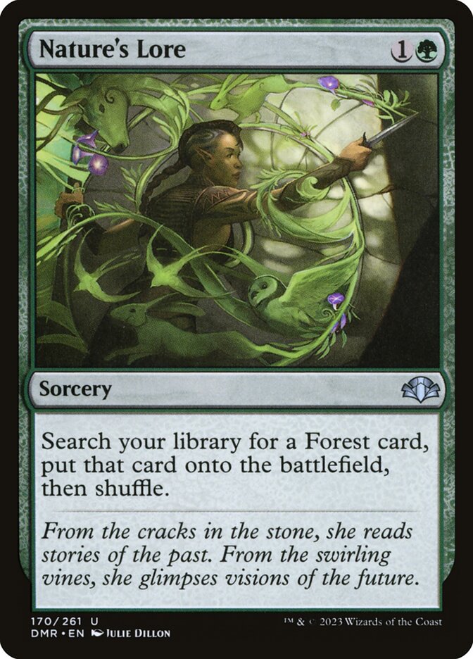 Nature's Lore 170 (Dominaria Remastered)  - Foil | Good Games Adelaide SA