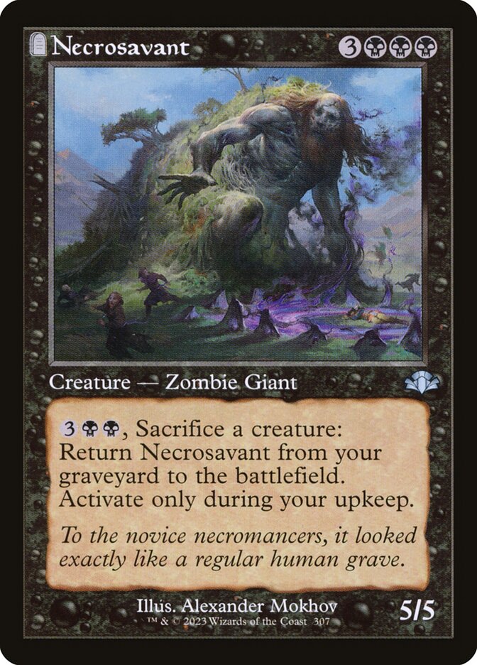 Necrosavant 307 (Dominaria Remastered)  - Retro Foil | Good Games Adelaide SA