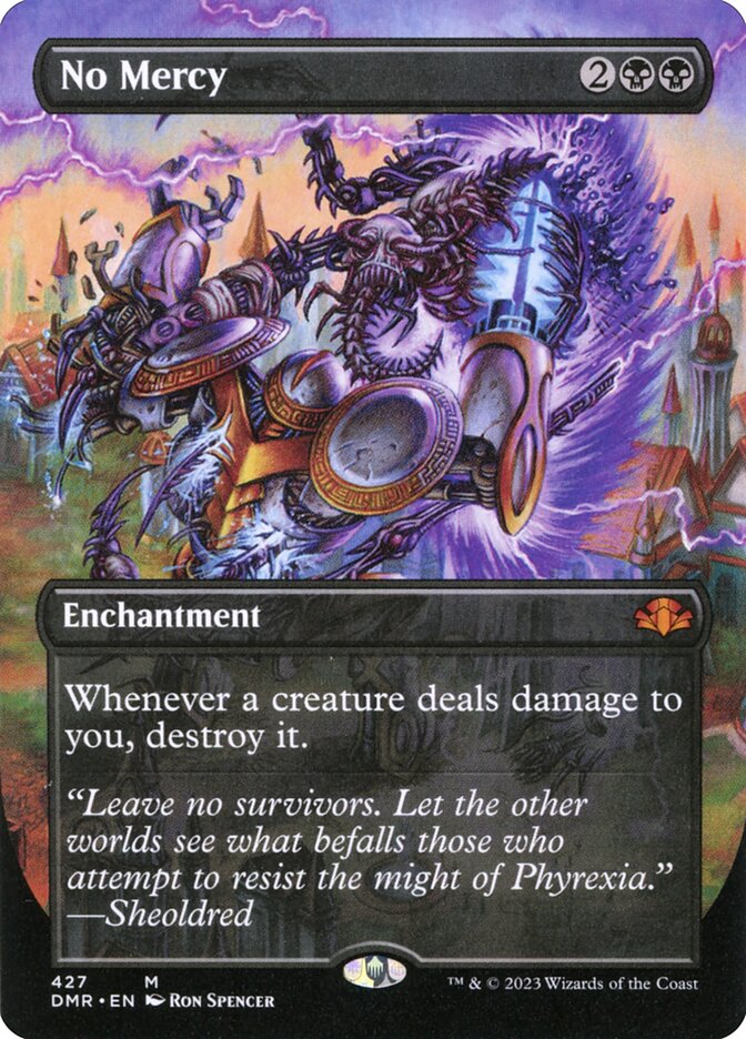 No Mercy 427 (Dominaria Remastered)  - Borderless Foil | Good Games Adelaide SA