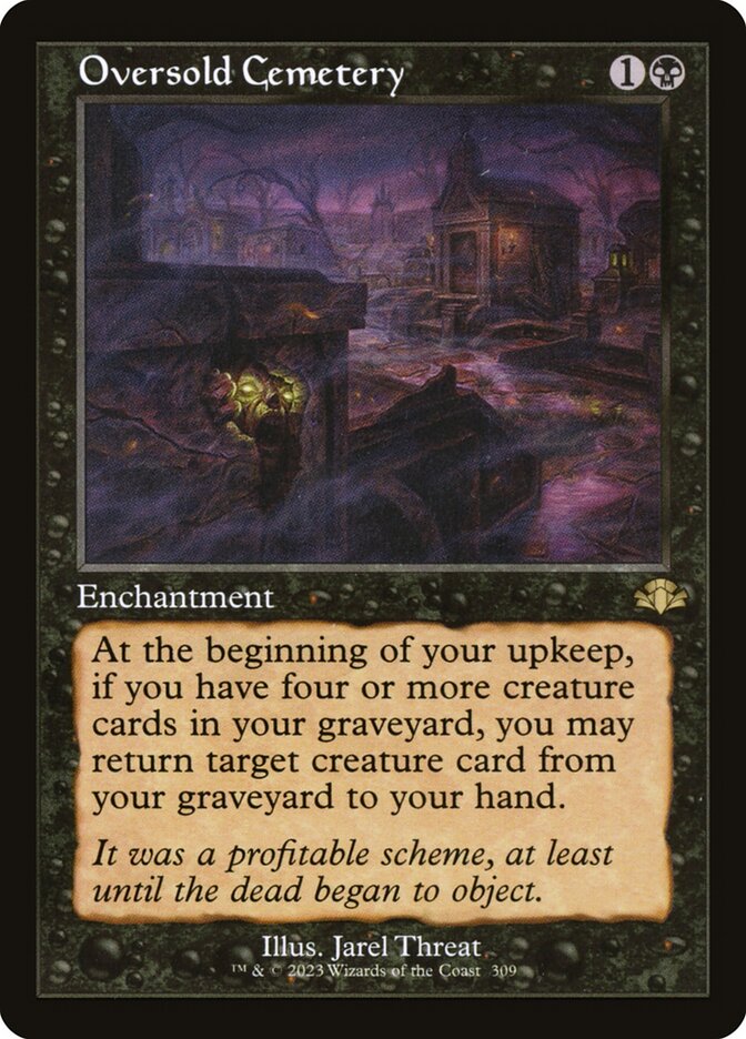 Oversold Cemetery 309 (Dominaria Remastered)  - Retro | Good Games Adelaide SA