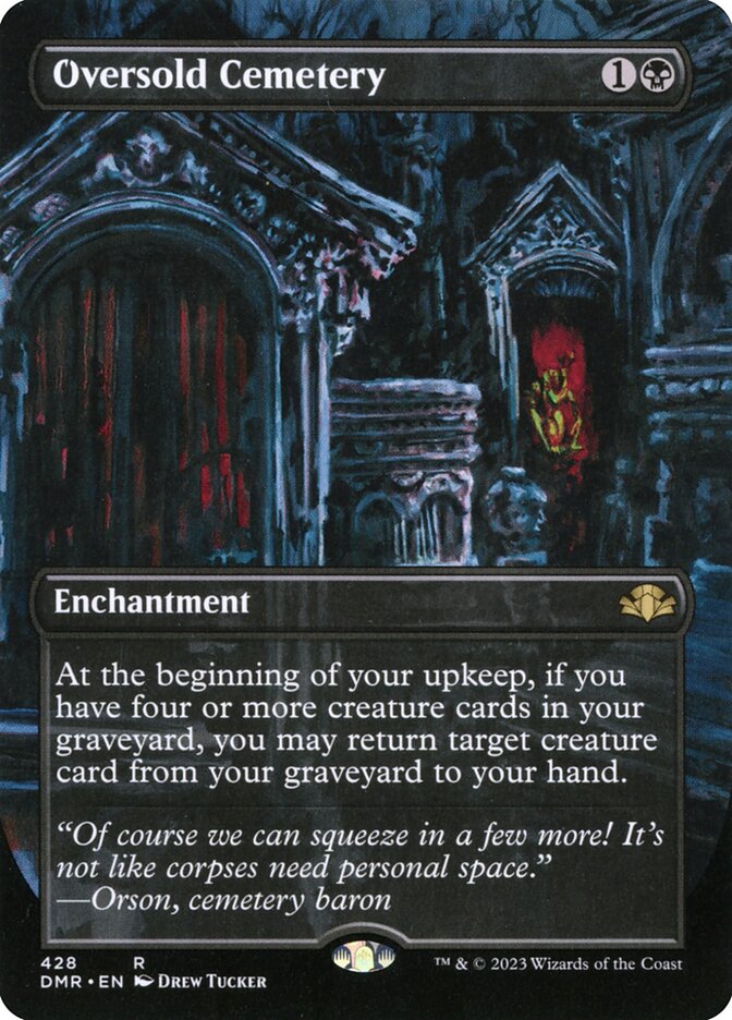 Oversold Cemetery 428 (Dominaria Remastered)  - Borderless Foil | Good Games Adelaide SA