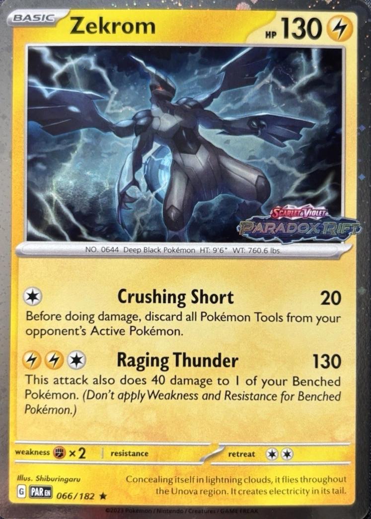 Zekrom Paradox Rift Stamped 066/182 (Miscellaneous Cards & Products)  - Holofoil | Good Games Adelaide SA