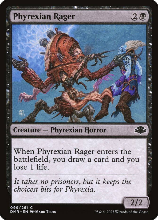Phyrexian Rager 99 (Dominaria Remastered)  | Good Games Adelaide SA
