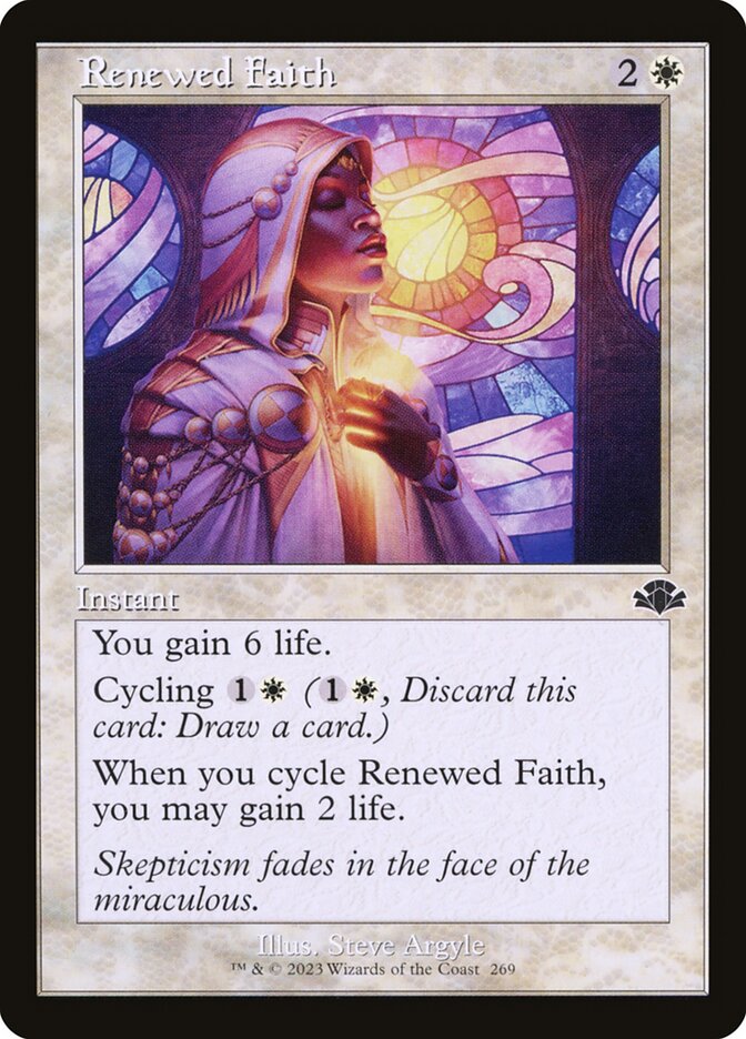 Renewed Faith 269 (Dominaria Remastered)  - Retro Foil | Good Games Adelaide SA