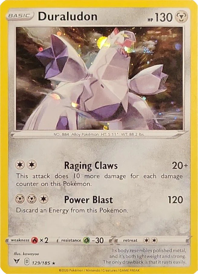 Duraludon 129/185 (Miscellaneous Cards & Products)  - Cosmo Holofoil | Good Games Adelaide SA