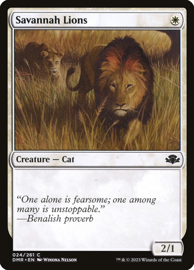 Savannah Lions 24 (Dominaria Remastered)  | Good Games Adelaide SA