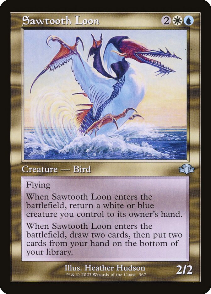Sawtooth Loon 367 (Dominaria Remastered)  - Retro Foil | Good Games Adelaide SA