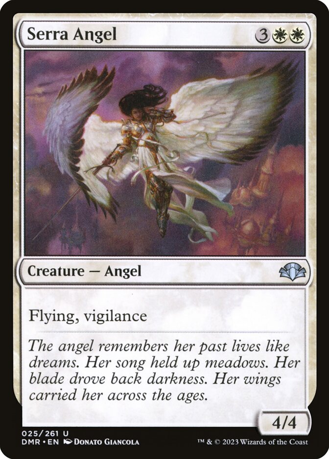 Serra Angel 25 (Dominaria Remastered)  - Foil | Good Games Adelaide SA