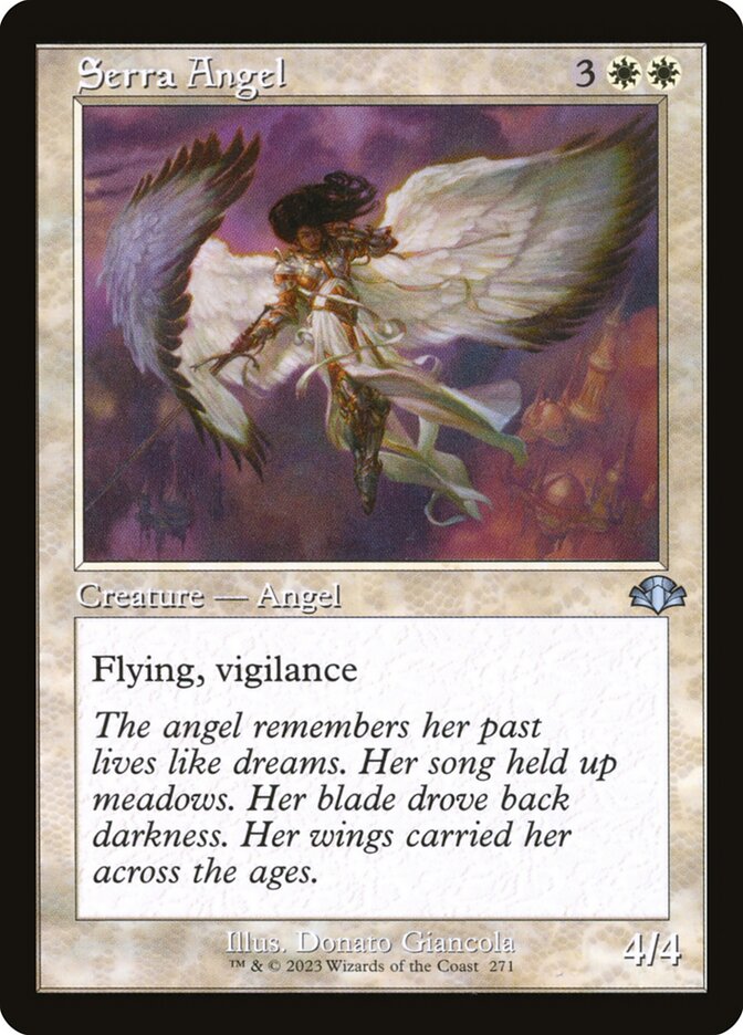 Serra Angel 271 (Dominaria Remastered)  - Retro | Good Games Adelaide SA