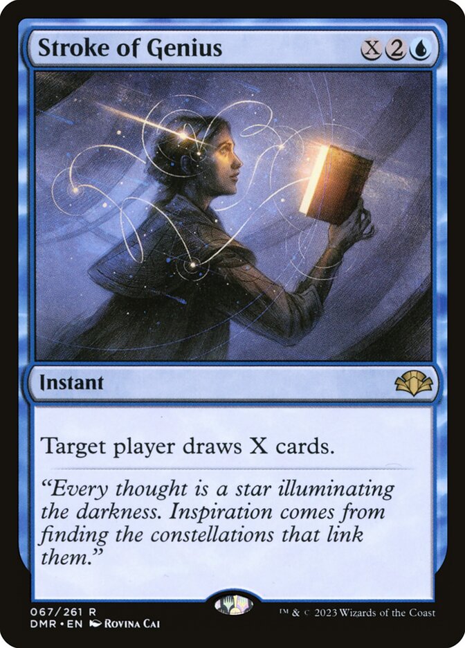Stroke of Genius 67 (Dominaria Remastered)  - Foil | Good Games Adelaide SA