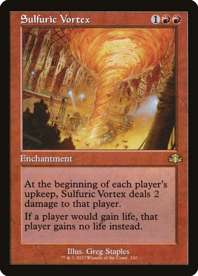 Sulfuric Vortex 332 (Dominaria Remastered)  - Retro Foil | Good Games Adelaide SA