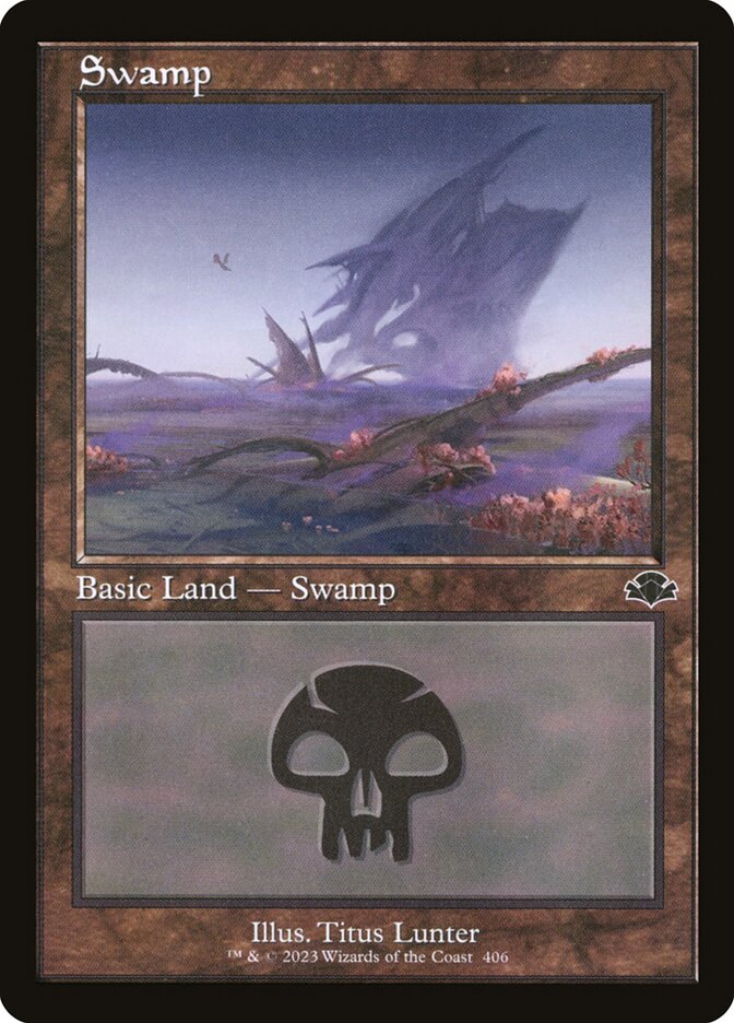 Swamp 406 (Dominaria Remastered)  - Retro | Good Games Adelaide SA