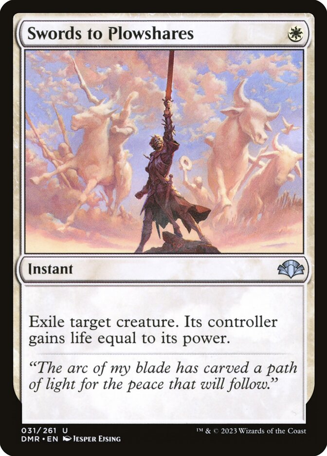 Swords to Plowshares 31 (Dominaria Remastered)  | Good Games Adelaide SA