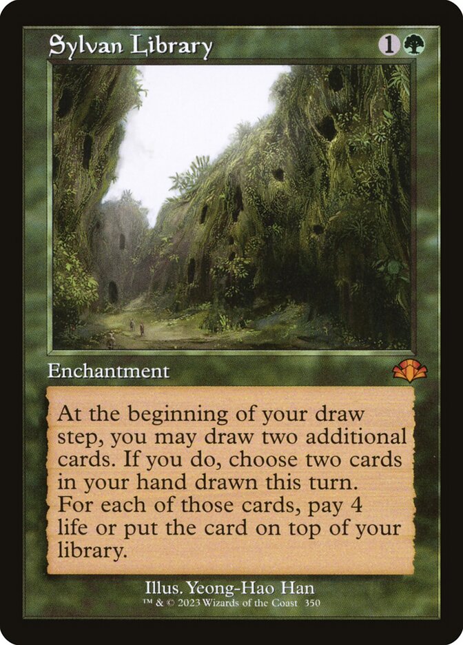 Sylvan Library 350 (Dominaria Remastered)  - Retro Foil | Good Games Adelaide SA