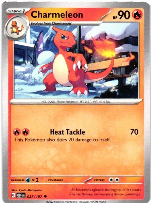 Charmeleon 027/197 (Miscellaneous Cards & Products)  - Holofoil | Good Games Adelaide SA