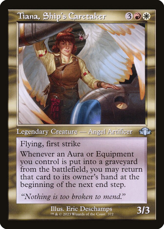 Tiana, Ship's Caretaker 372 (Dominaria Remastered)  - Retro Foil | Good Games Adelaide SA
