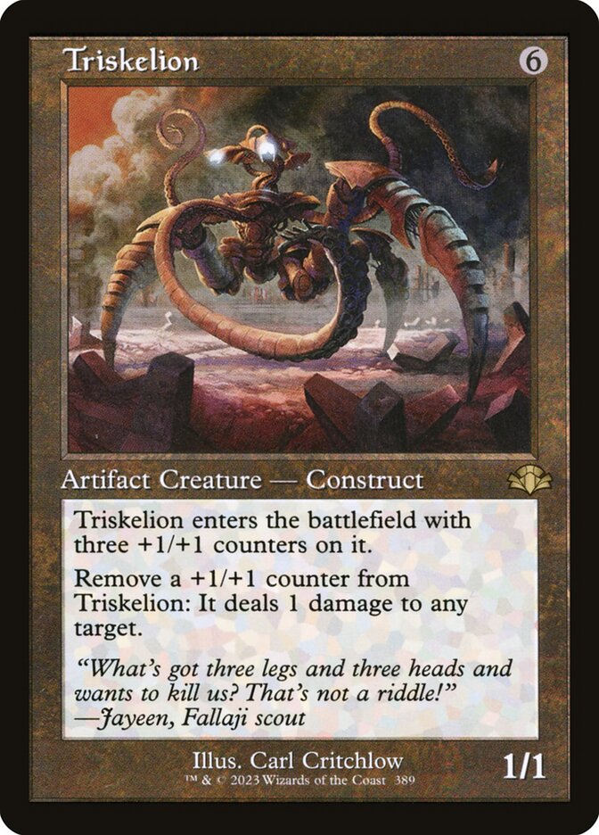 Triskelion 389 (Dominaria Remastered)  - Retro Foil | Good Games Adelaide SA