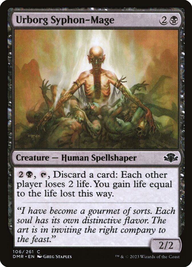 Urborg Syphon-Mage 106 (Dominaria Remastered)  - Foil | Good Games Adelaide SA