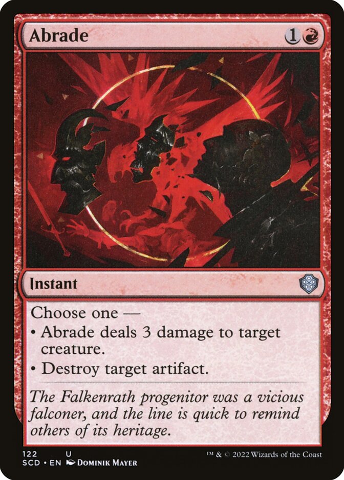 Abrade 122 (Starter Commander Decks)  | Good Games Adelaide SA