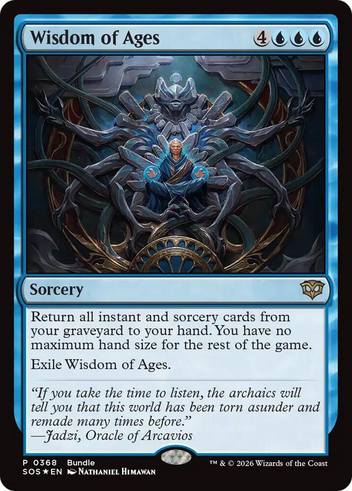 Wisdom of Ages SOS Bundle 368 (Unique and Miscellaneous Promos)  - Foil | Good Games Adelaide SA
