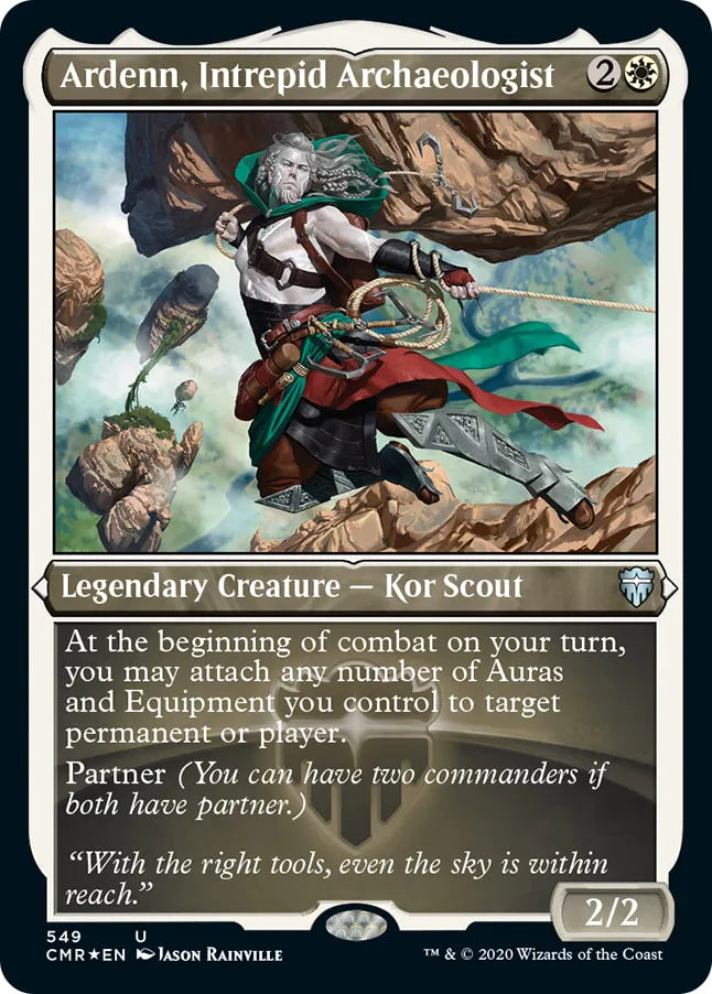Ardenn, Intrepid Archaeologist 549 (Commander Legends)  - Etched Foil | Good Games Adelaide SA