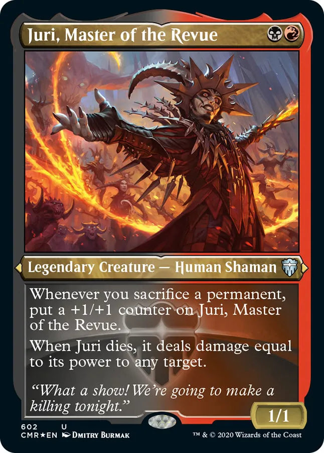 Juri, Master of the Revue 602 (Commander Legends)  - Etched Foil | Good Games Adelaide SA