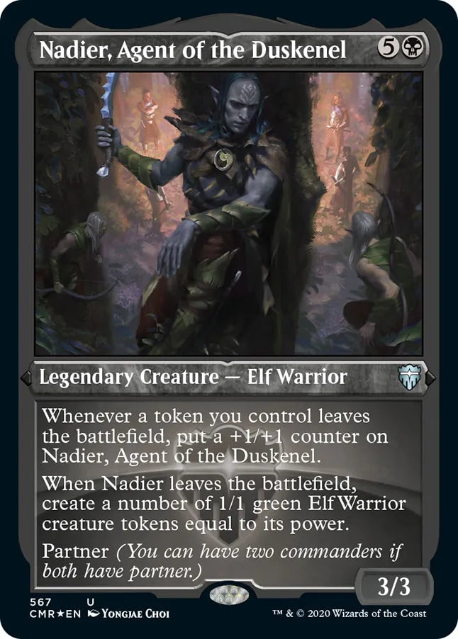 Nadier, Agent of the Duskenel 567 (Commander Legends)  - Etched Foil | Good Games Adelaide SA
