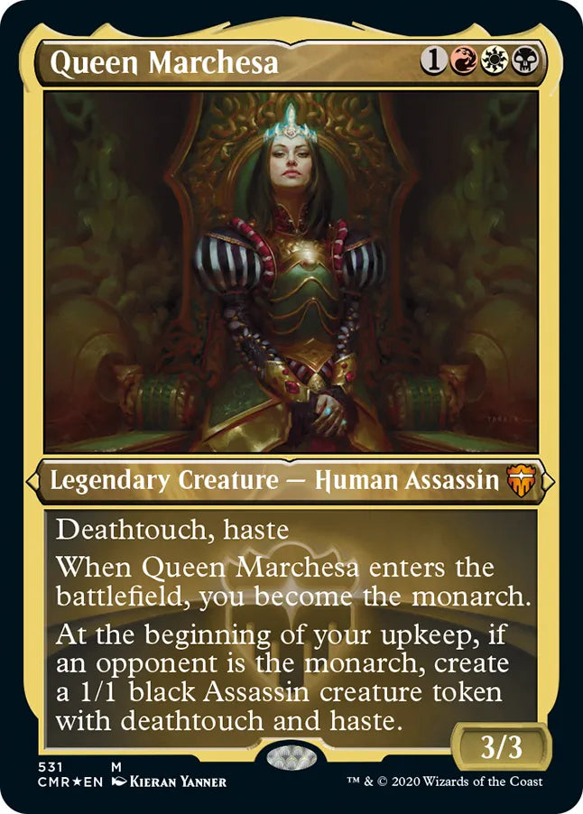 Queen Marchesa 531 (Commander Legends)  - Etched Foil | Good Games Adelaide SA