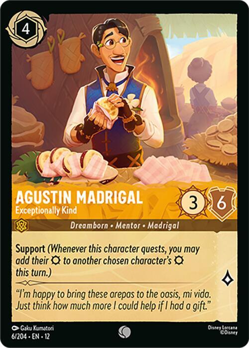 Agustin Madrigal, Exceptionally Kind 6/204 (Wilds Unknown)  - Cold Foil | Good Games Adelaide SA