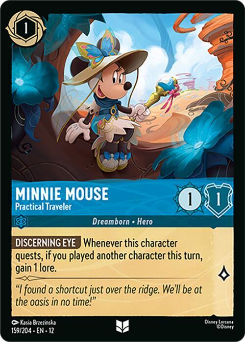 Minnie Mouse, Practical Traveler 159/204 (Wilds Unknown)  | Good Games Adelaide SA