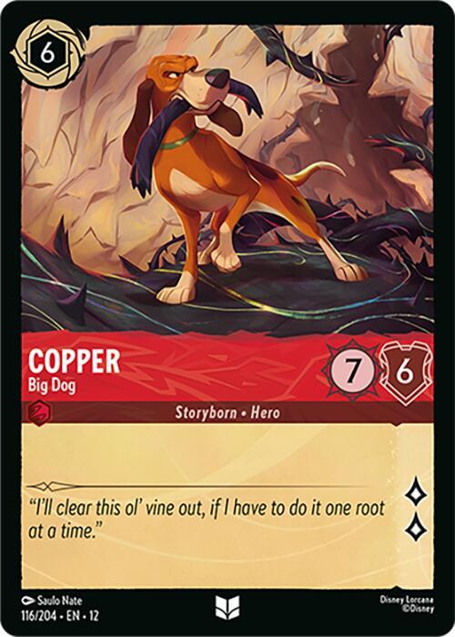 Copper, Big Dog 116/204 (Wilds Unknown)  - Cold Foil | Good Games Adelaide SA