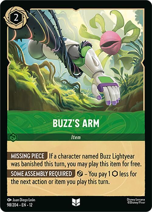 Buzz's Arm 98/204 (Wilds Unknown)  - Cold Foil | Good Games Adelaide SA
