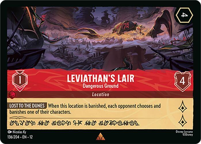 Leviathan's Lair, Dangerous Ground 136/204 (Wilds Unknown)  | Good Games Adelaide SA