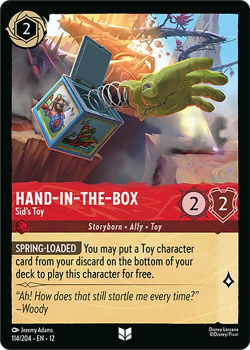 Hand-In-The-Box, Sid's Toy 114/204 ()  | Good Games Adelaide SA