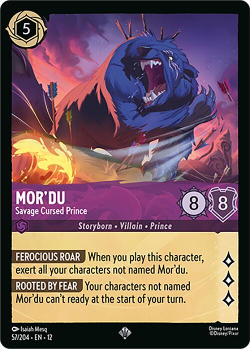 Mor'du, Savage Cursed Prince 57/204 ()  | Good Games Adelaide SA